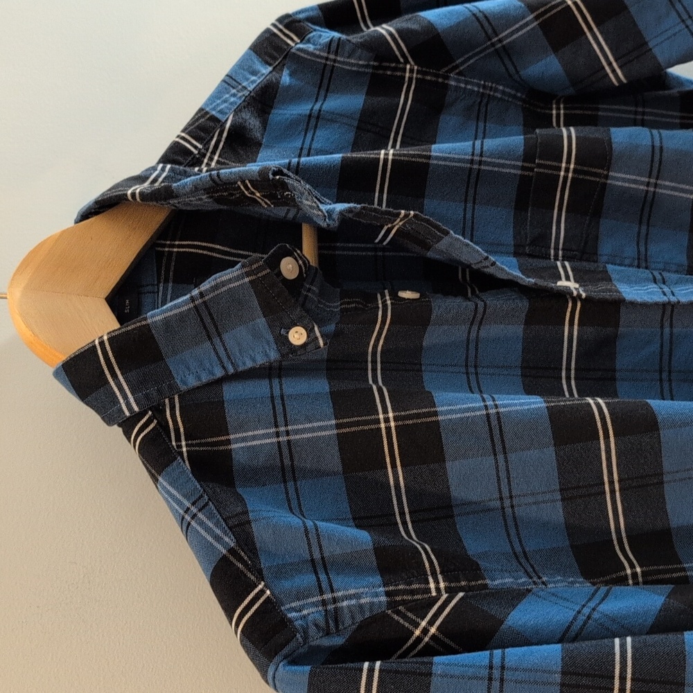 J. Crew Men's Small Slim Fit Long Sleeve Plaid Button Down Oxford Style #C4283